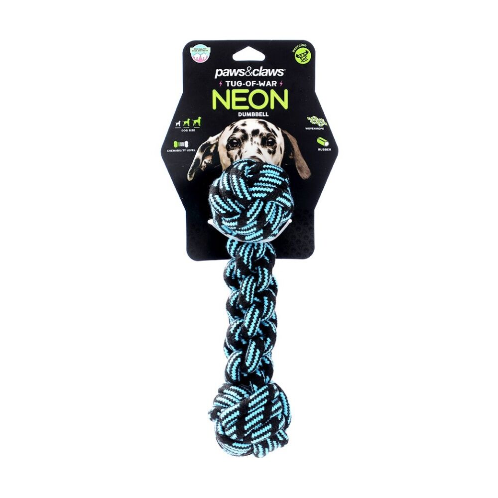 Paws and Claws Tug-Of-War Rope Tugger Toy For Healthy Teeth & Gums Assorted (12 Pack) — image 2
