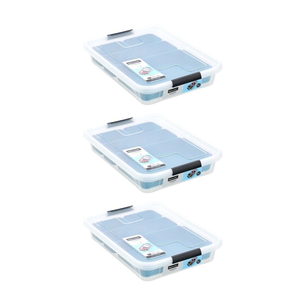 Boxsweden Essentials Sort Box 5.7L Incl Trays Home Organisation Assorted (3 Pack)