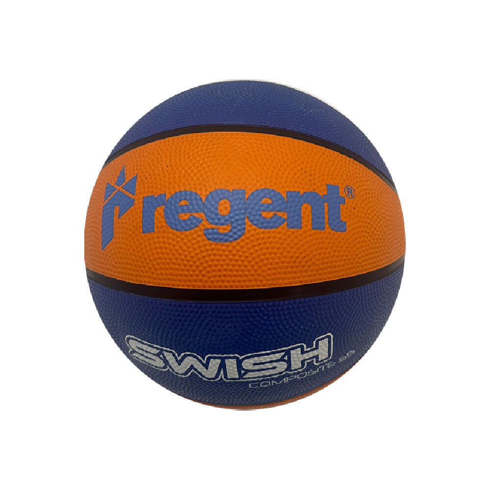 Regent Swish Indoor/Outdoor Basketball Size 5 Orange/Blue (2 Pack) — image 2