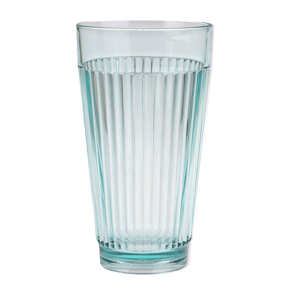 Pizzazz 450ml Green Ripple Design Acrylic High Ball Tumbler Drinking Cup