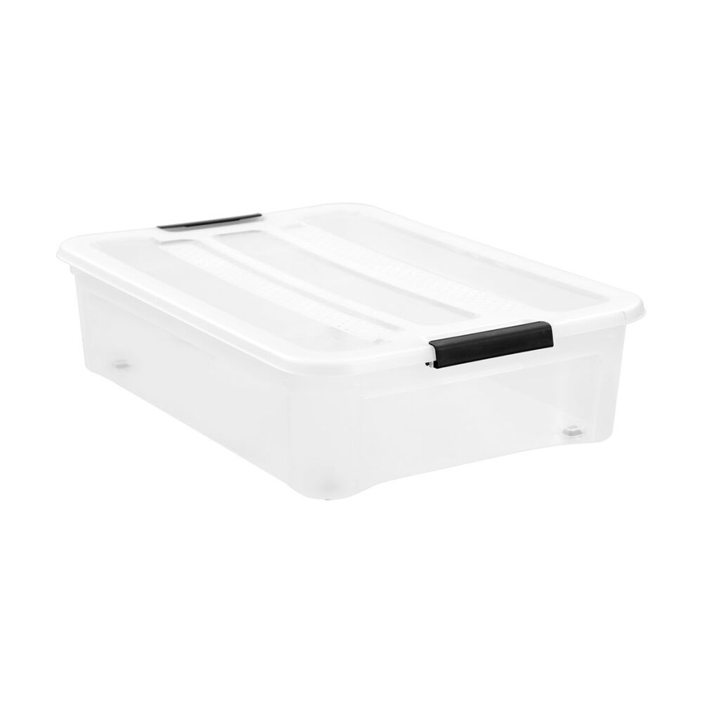 Boxsweden Stow Underbed Storage Container 40L w/ Wheels 66x48.5x18cm (4 Pack) — image 5