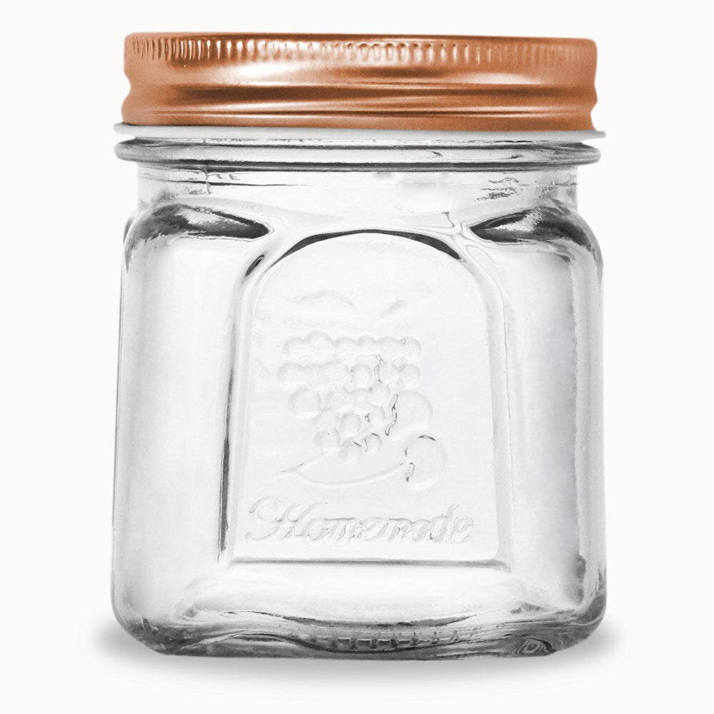 Lemon and Lime 6PK Lemon Lime Square Modena Glass Jar - 225ml (2 Pack) — image 2