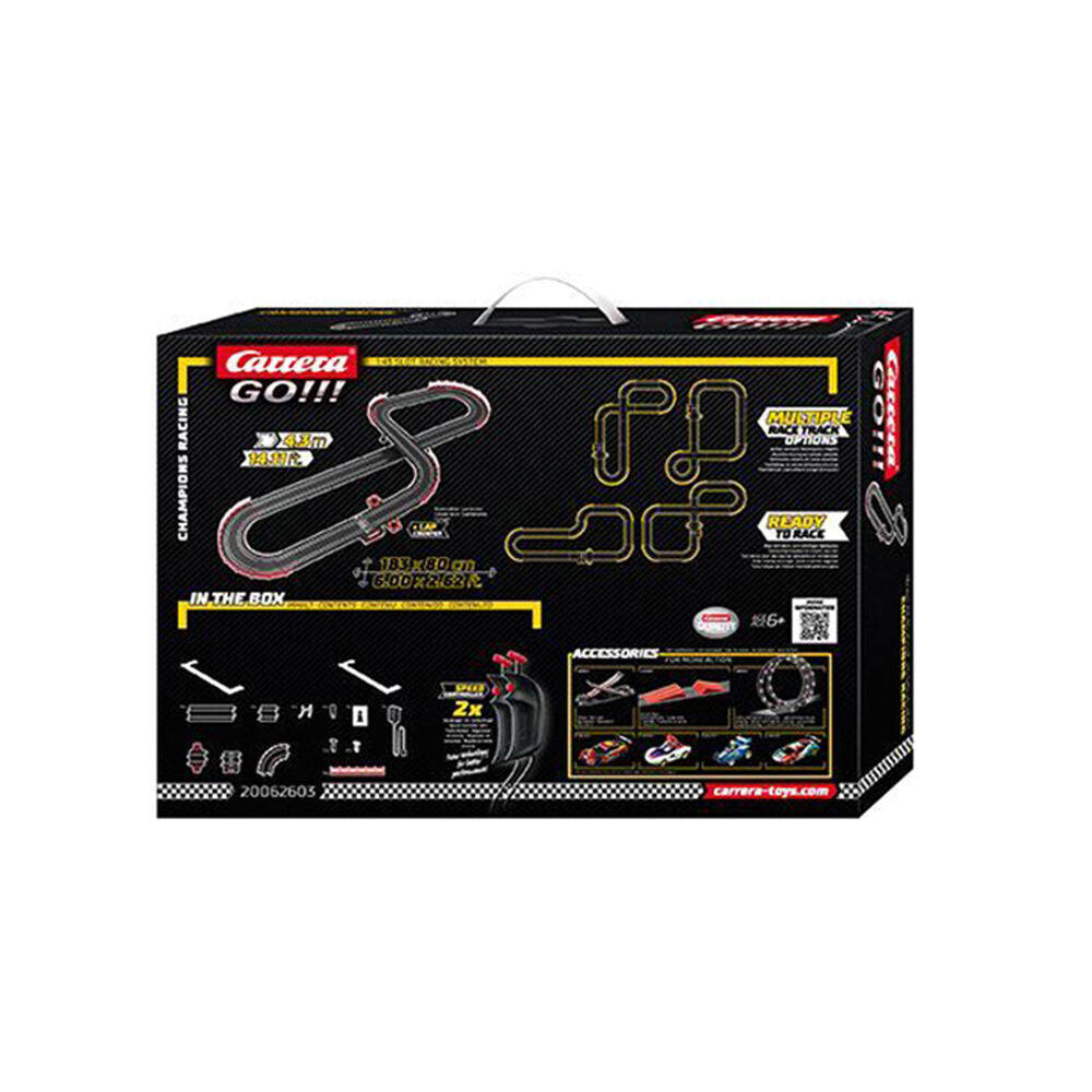 Carrera 4.3m Formula-1 Champion's Racing Slot Car Race Track Set Kids Toy