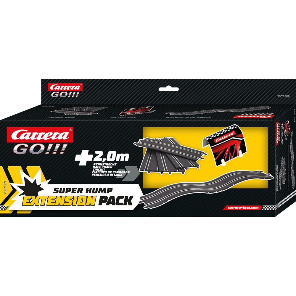 Carrera 4.5x39x15.5cm Super Hump Extension Pack - Set & 4 Straight Track