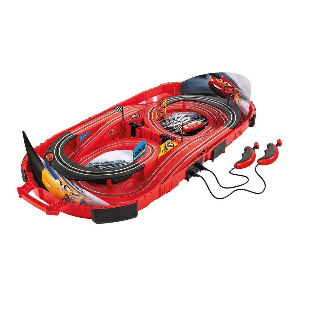 Carrera Kids Disney Pixar - Cars in Carry Case Slot Car Toy Race Track Set