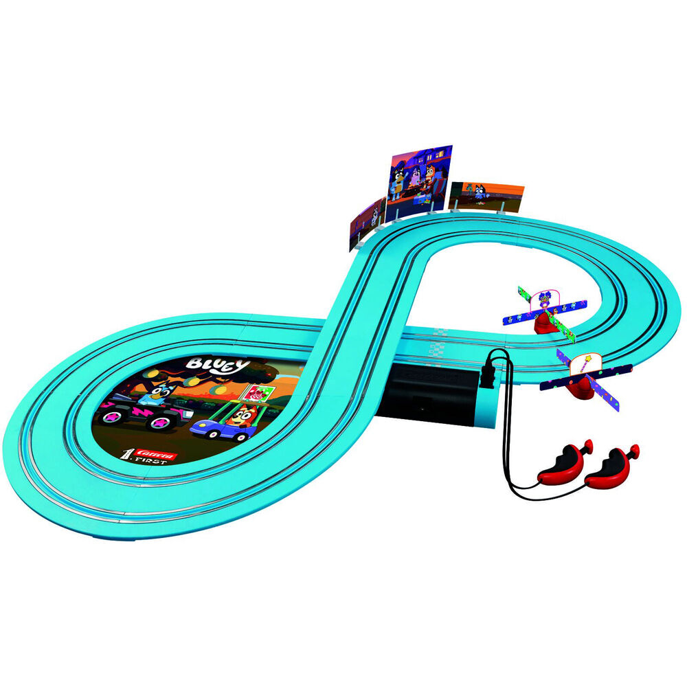 Carrera 2.4m First Bluey - Bluey&Bingo Race Slot Car Racing Track Kids Toy — image 2