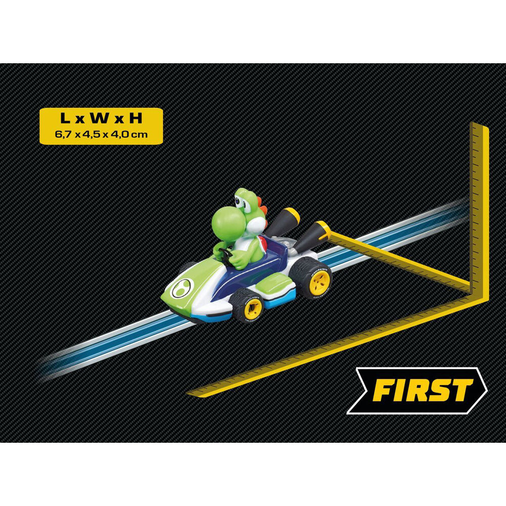 Carrera 1:50 Scale Yoshi First Mario-Kart Slot Car Kids Racing Toy — image 2