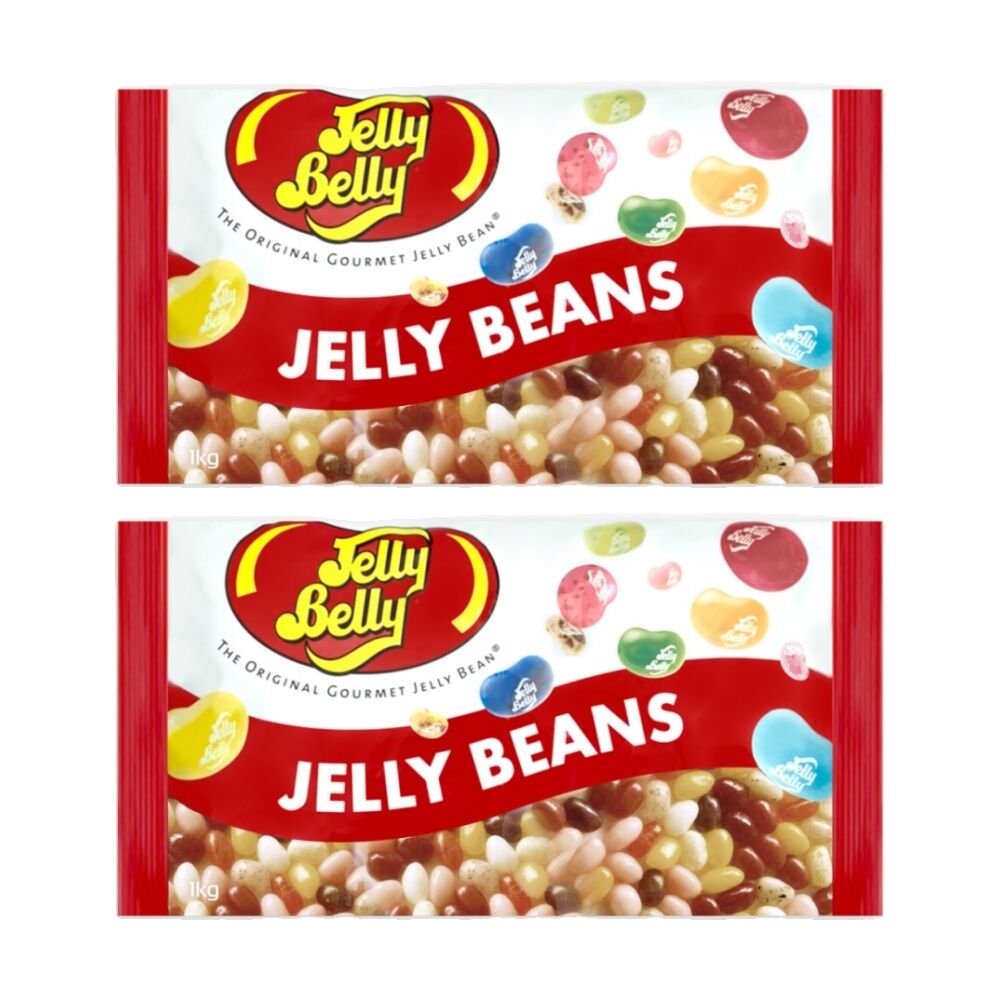 Jelly Belly 1KG Bag American Classics Flavoured Confectionery Lollies (2 Pack)