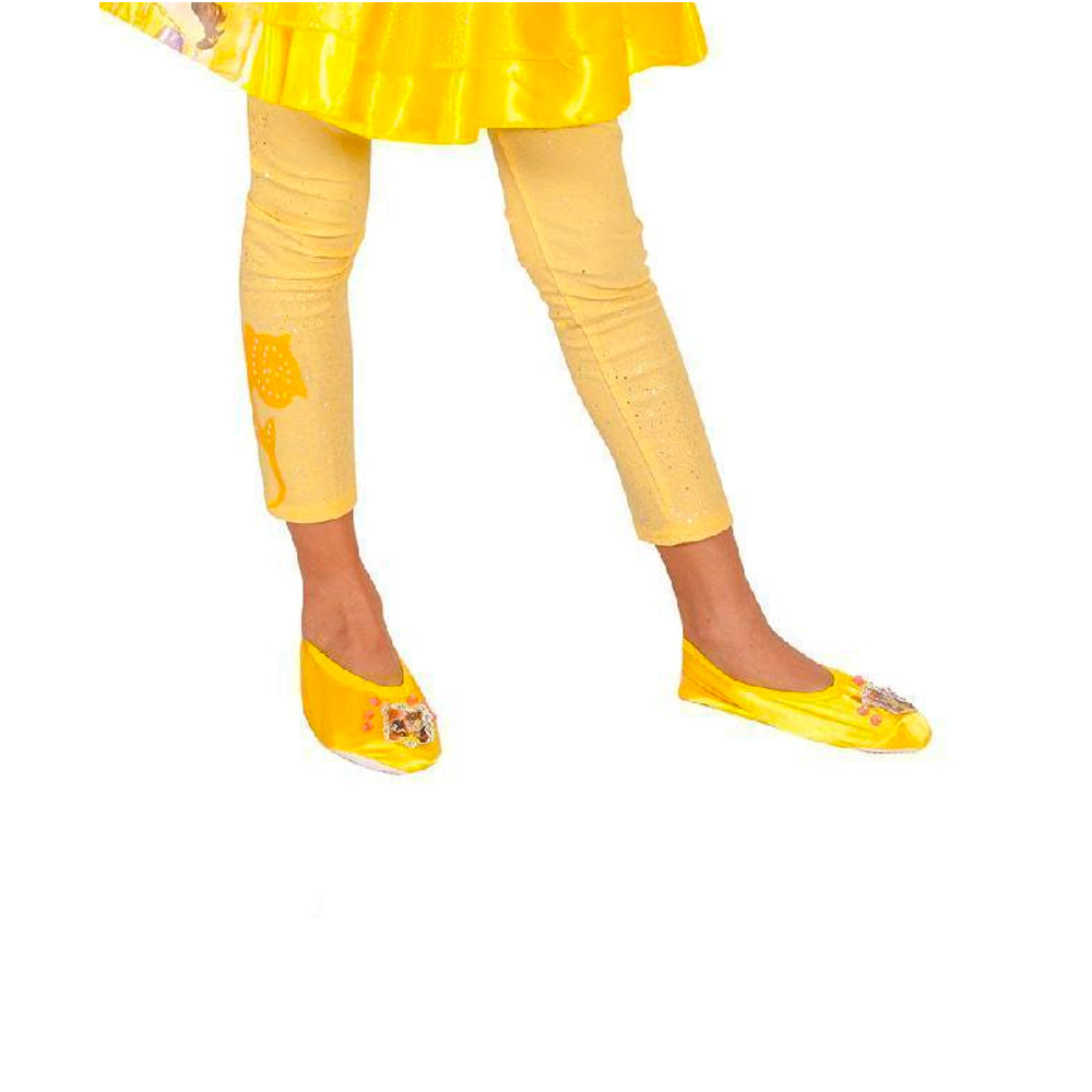 Rubies Disney Beauty and the Beast Belle Footless Girls US 6-8 Leggings Costume Yellow