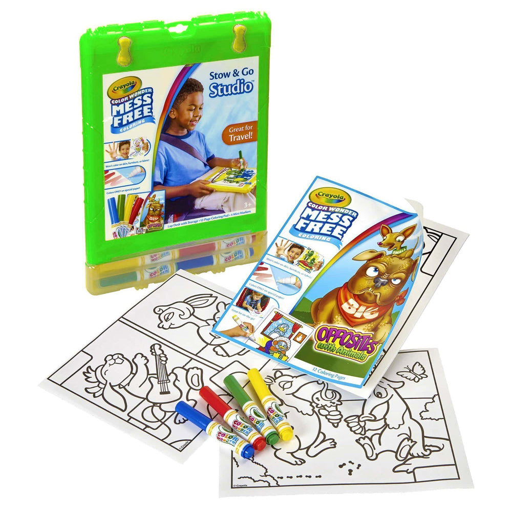 Crayola Colour Wonder Stow & Go Studio Art Supplies Set Kids/Children 3y+ (2 Pack) — image 3