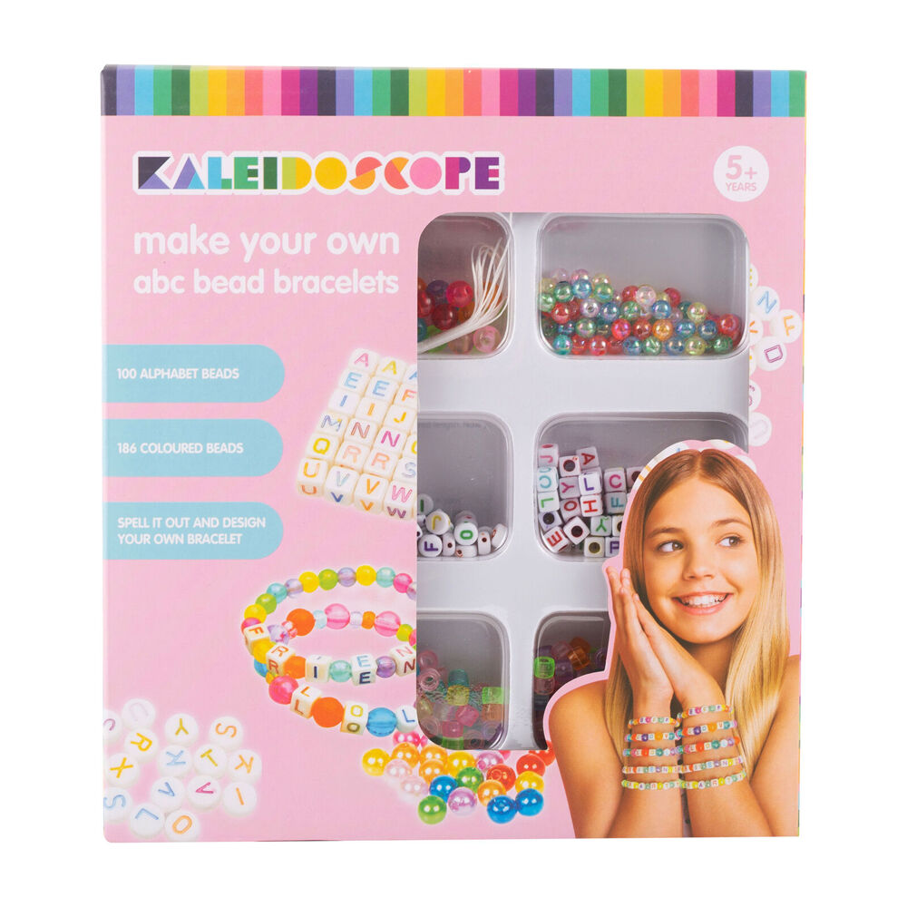Kaleidoscope Art Craft 5y+ Make Your Own ABC Bead Bracelet Kids