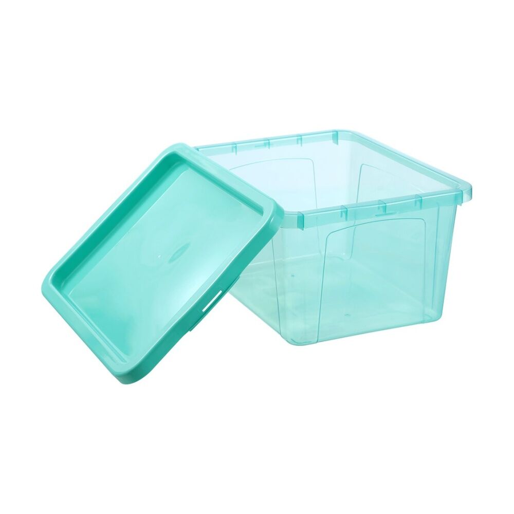 Boxsweden Click Storage Box 20L Secure Lock Lid Home Organisation Assorted (6 Pack) — image 2