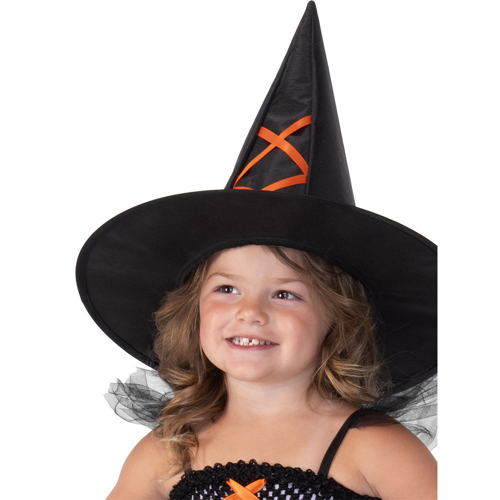 Rubies Witch Tutu Dress Kids/Girls Halloween Costume w/ Hat Size 3-5y Purple/Orange — image 3