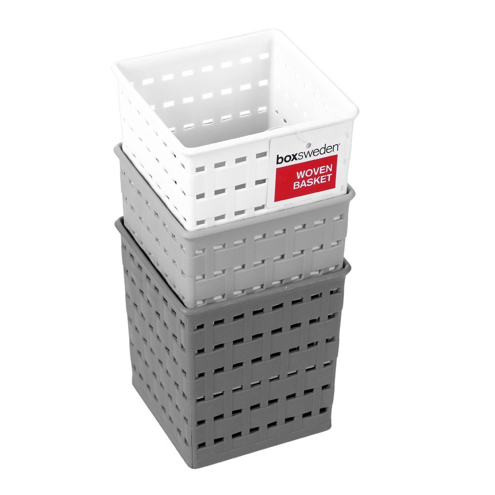 Boxsweden 10cm Woven Basket Assorted (10 Pack) — image 3