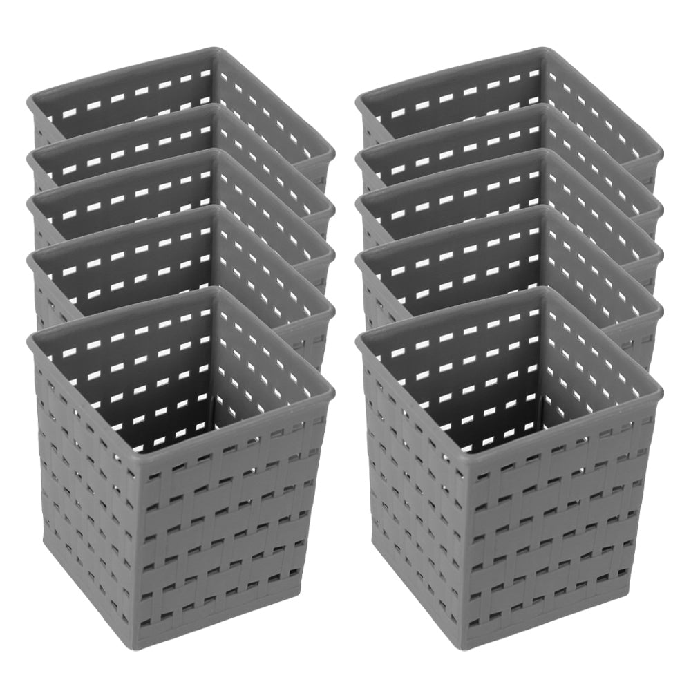 Boxsweden 10cm Woven Basket Assorted (10 Pack)