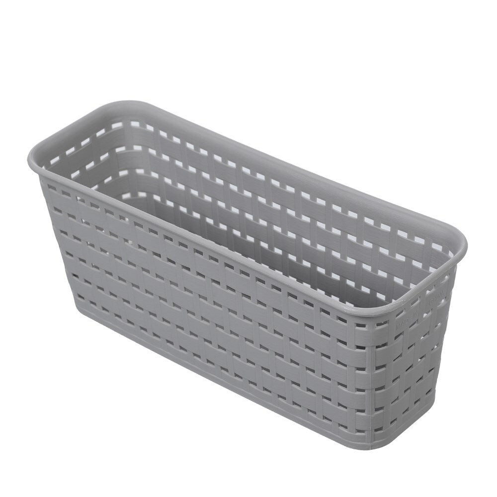 Boxsweden Rectangular 26.5cm Woven Basket Tray Home Organiser Storage Assort (6 Pack) — image 3