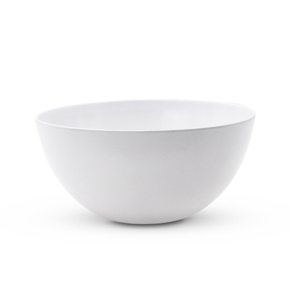 Lemon and Lime 25cm Melamine Salad Bowl Deep - White (3 Pack) — image 2