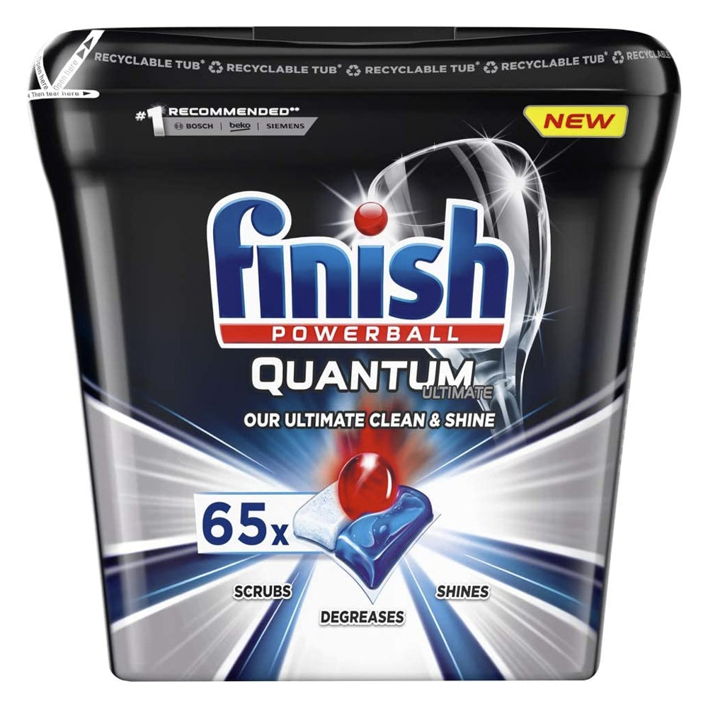 Finish Quantum Ultimate Powerball Dish Washing/Cleaning Tablets/Tabs Fresh (195 Pieces) — image 2