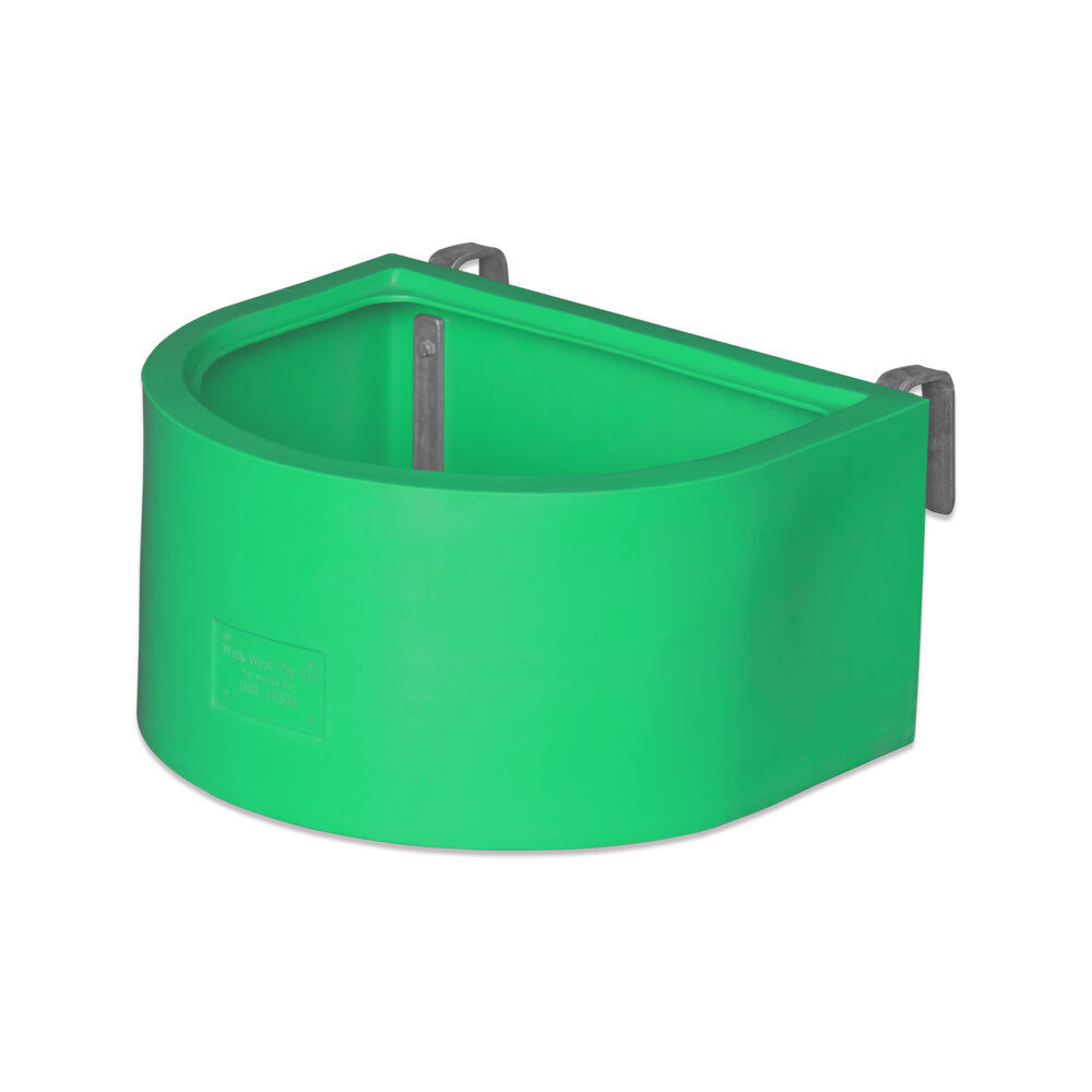 Agboss 45L Green D Shape Horse Sables and Paddock Fence Feeder