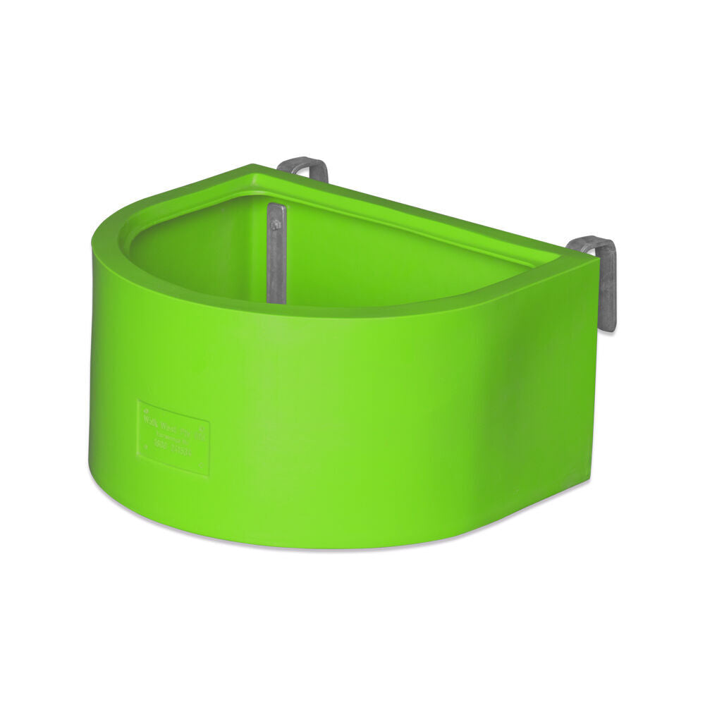 Agboss 45L Lime D Shape Horse Sables and Paddock Fence Feeder