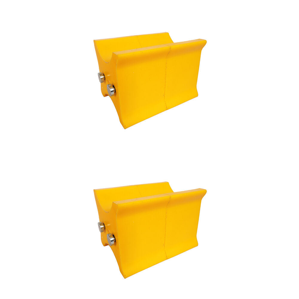 Agboss 2pc AgBoss Equestrian Show Jumping Keyhole Jump Cup Inserts Yellow (2 Pack)
