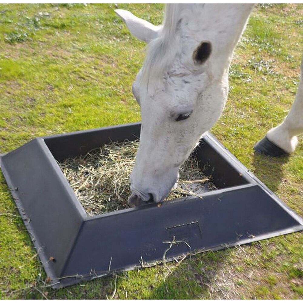 Agboss 25L Grey Equine and Livestock Can't Tip Sturdy Trough — image 2