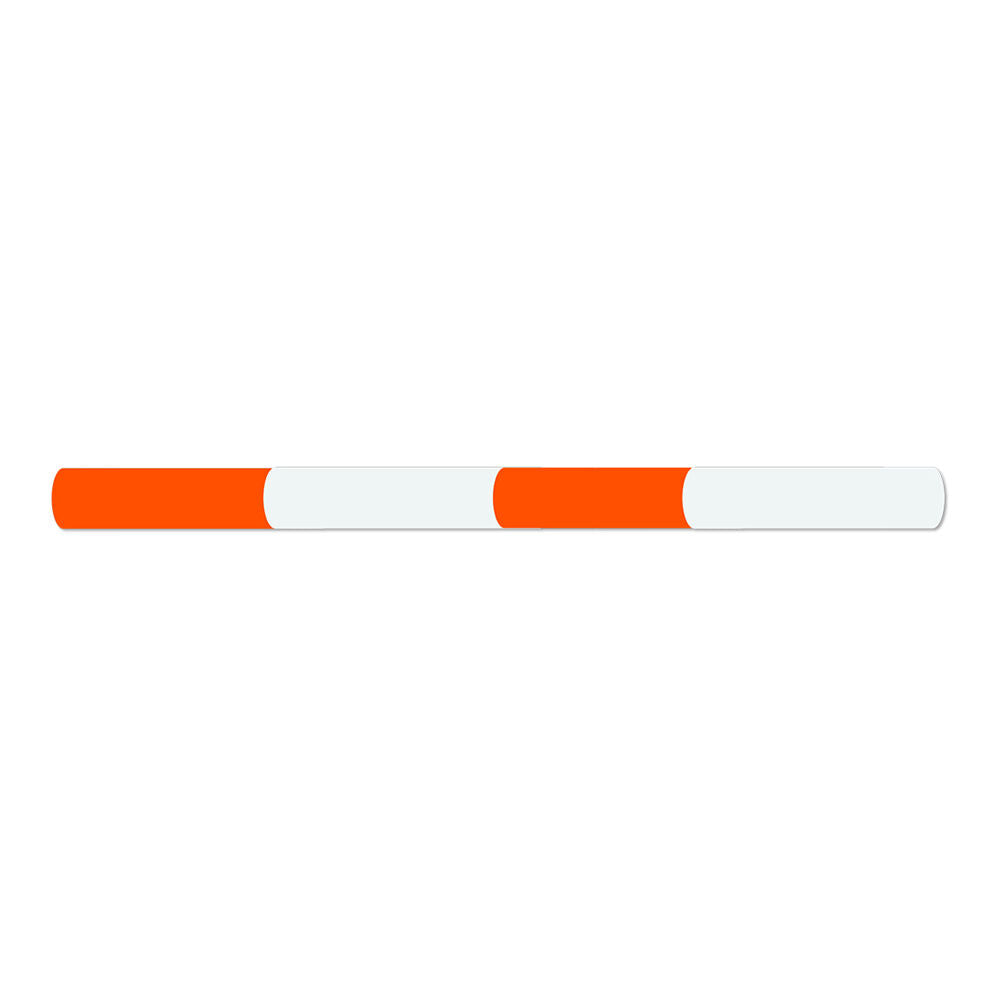 Agboss 2.4m Natural and Orange Equestrian Show Jumping Jump Pole