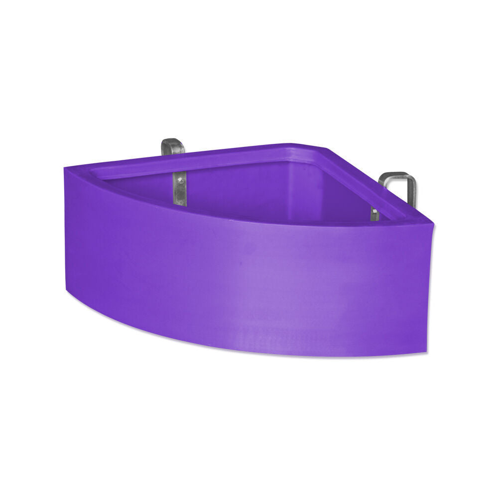 Agboss 45L Purple Corner Shape Horse Stables and Paddock Fence Feeder