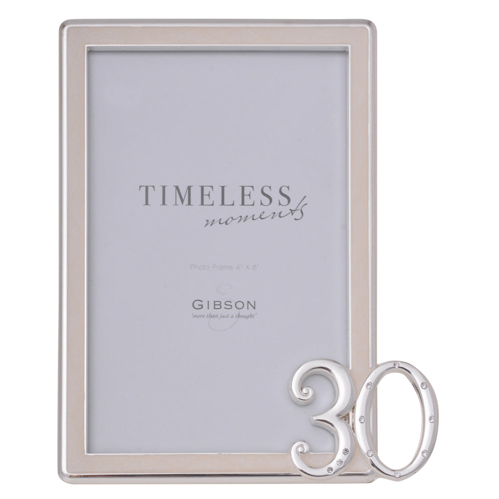 78647-gibson-gifts-diamond-30-photo-frame-4x6-rectangle-silver