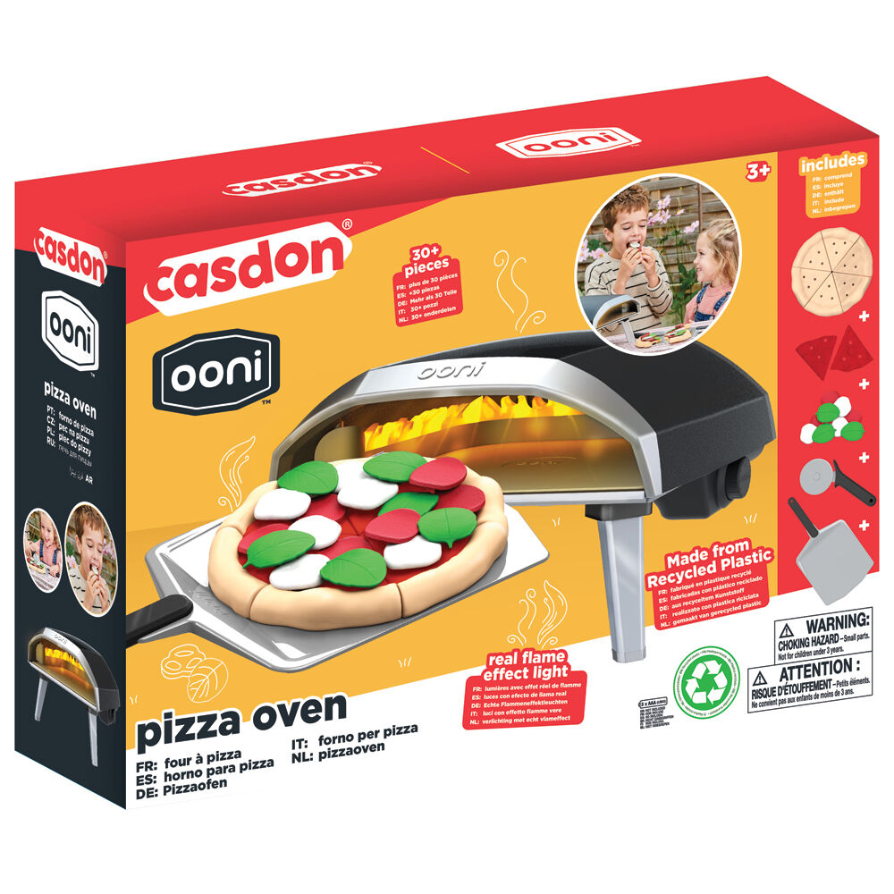 Casdon Kids Children 3y+ Pretend Play Toy Ooni Pizza Oven/Maker Flame-Light — image 4