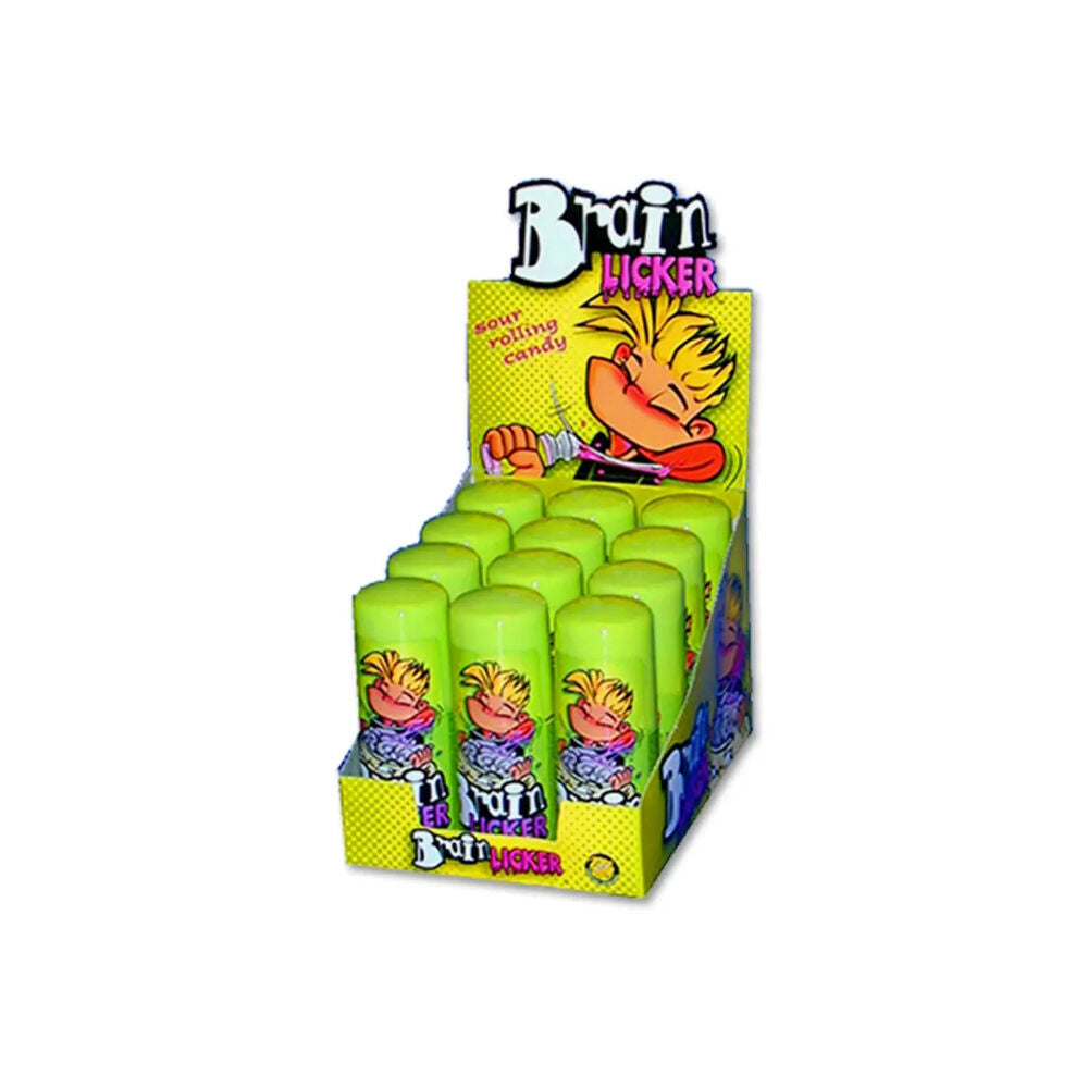 Brain Licker Sour Rolling Candy Lollies 60ml Liquid Confectionery (12 Pack) — image 3