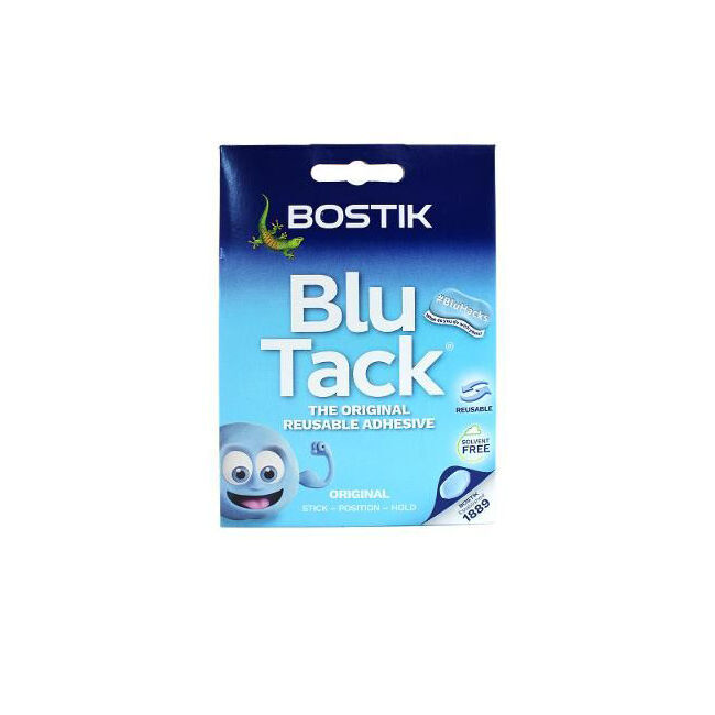 Bostik Blu Tack The Original Reusable Adhesive Putty Multipurpose Crafting (12 Pack) — image 3