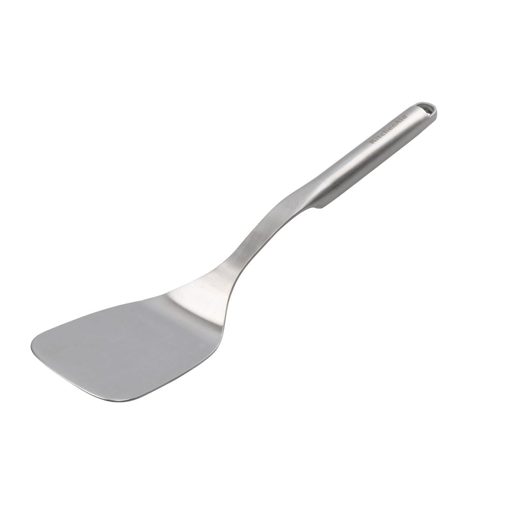 Kitchenaid Stainless Steel Solid Turner Kitchen Cooking Utensil 35cm Silver (2 Pack) — image 5