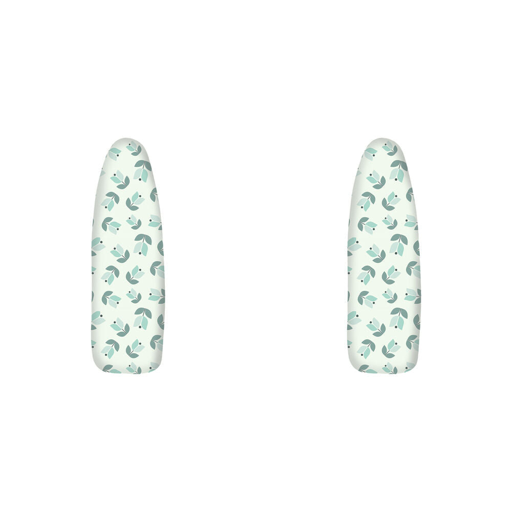 Hills Reversible Green Floral Med/Large Ironing Board Cover w/ 7mm Padding (2 Pack)
