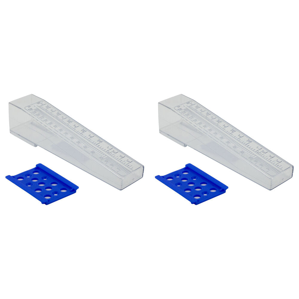Agboss RainMaxx Accurate Rain Gauge Measuring Tool 150mm Clear (2 Pack)