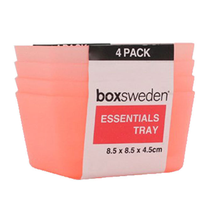 Boxsweden 8.5cm Essentials Tray Storage/Organiser Home/Kitchen Assorted (32 Pack) — image 3