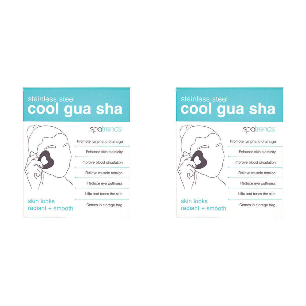 Annabel Trends Spa Trends Cool Gua Sha Radiant/Smooth Women Face/Skin Care (2 Pack)