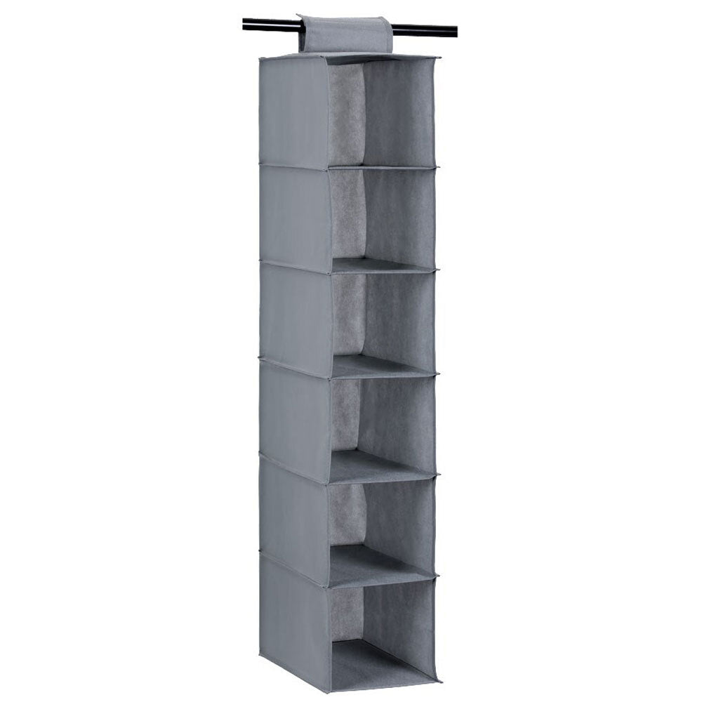 Boxsweden Mode 105cm 6 Compartment Wardrobe Clothes Storage Organiser Assort (4 Pack) — image 3