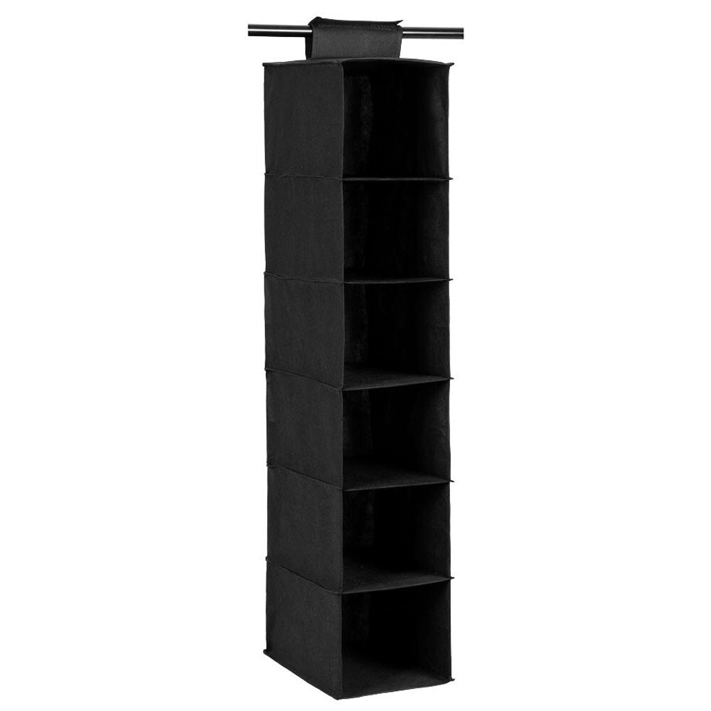 Boxsweden Mode 105cm 6 Compartment Wardrobe Clothes Storage Organiser Assort (4 Pack) — image 2