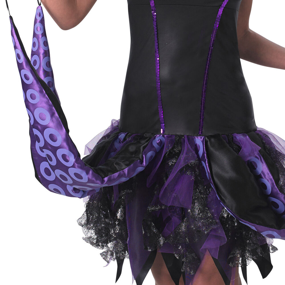 Disney Ursula Deluxe Adult Womens Dress Up Halloween Party Costume Outfit — image 3
