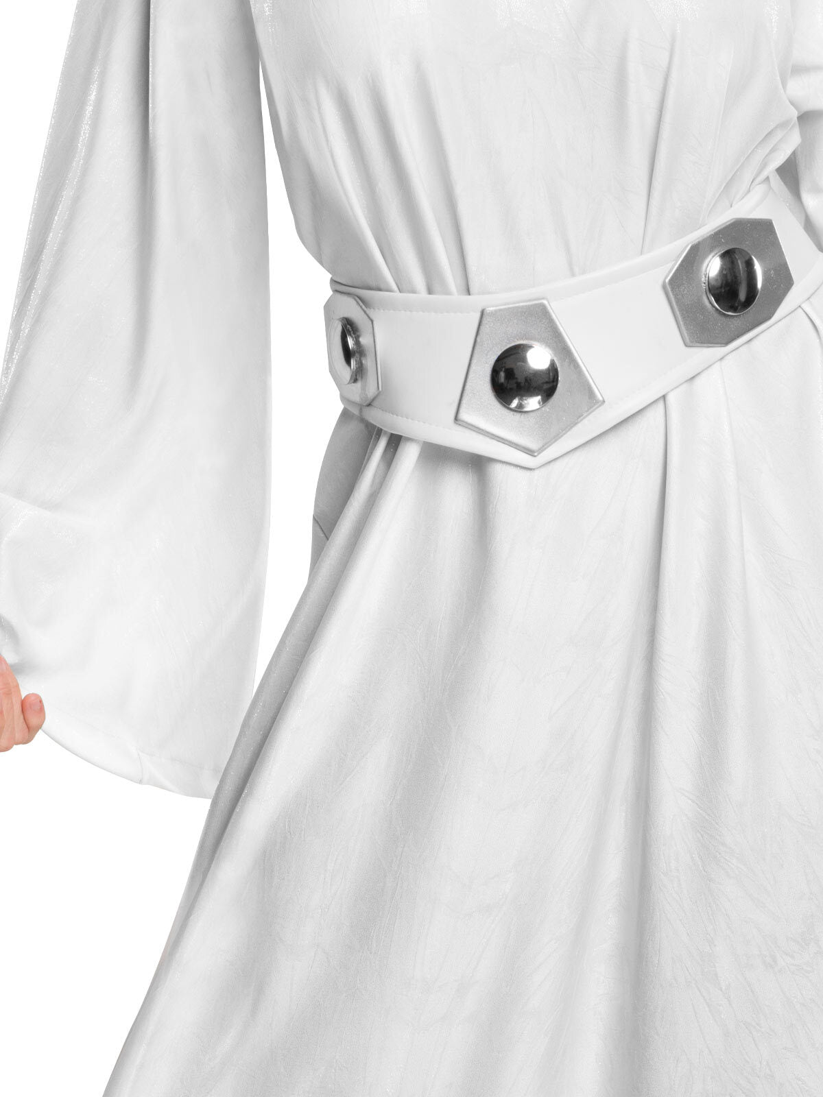 Star Wars Princess Leia Hooded Deluxe Womens Fancy Dress Up Costume Size L — image 3
