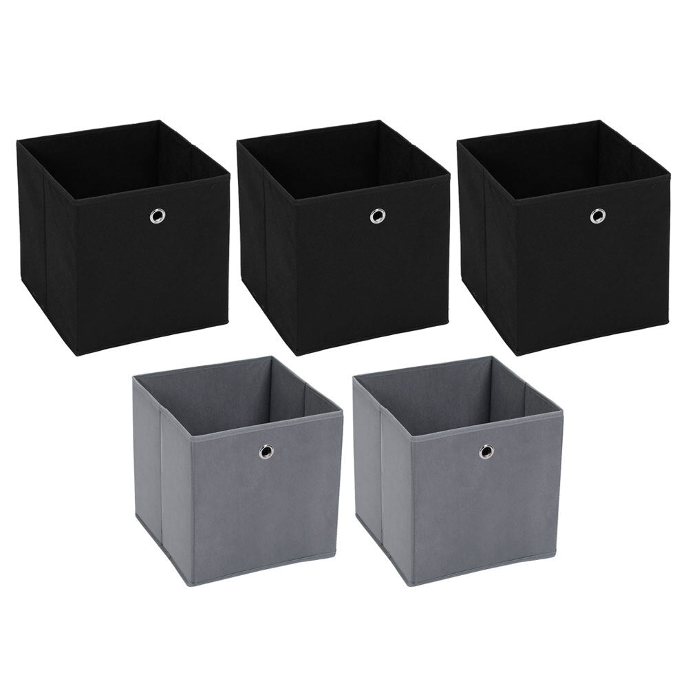 Boxsweden Mode Storage 29cm Cube Clothes/Accessories Home Organiser Assorted (5 Pack)