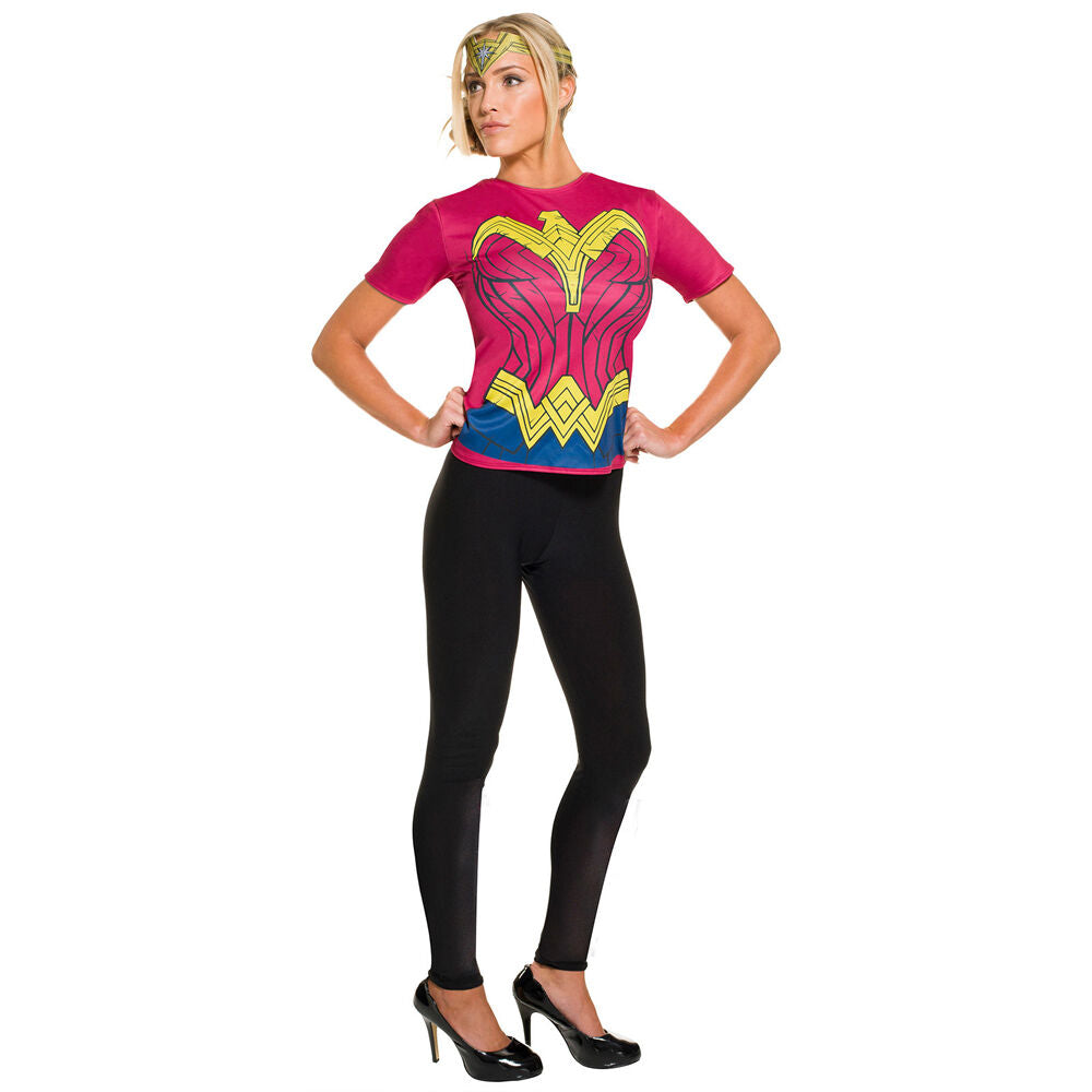 DC Comics Wonder Woman Dawn Of Justice Top Womens Fancy Dress Up Costume Size S