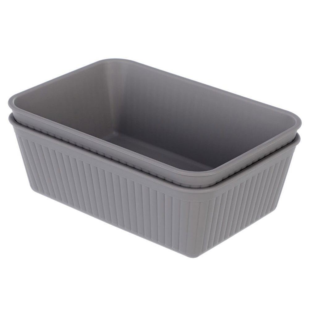 Boxsweden Box Sweden 17cm Kaia Storage Trays Home/Room Desk Organiser Holder Assorted (2 Pack) — image 2