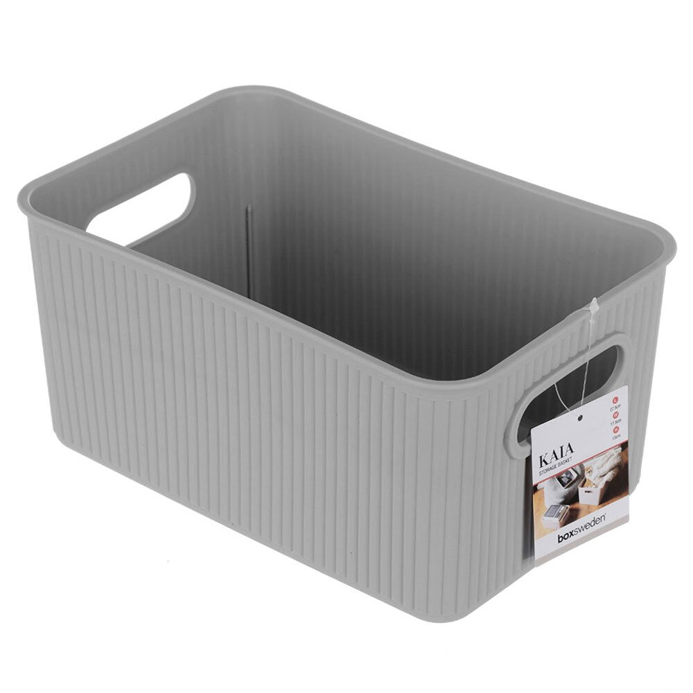 Boxsweden 27.5cm Kaia Storage Basket Organiser Container w/ Handles Assort. (10 Pack) — image 6