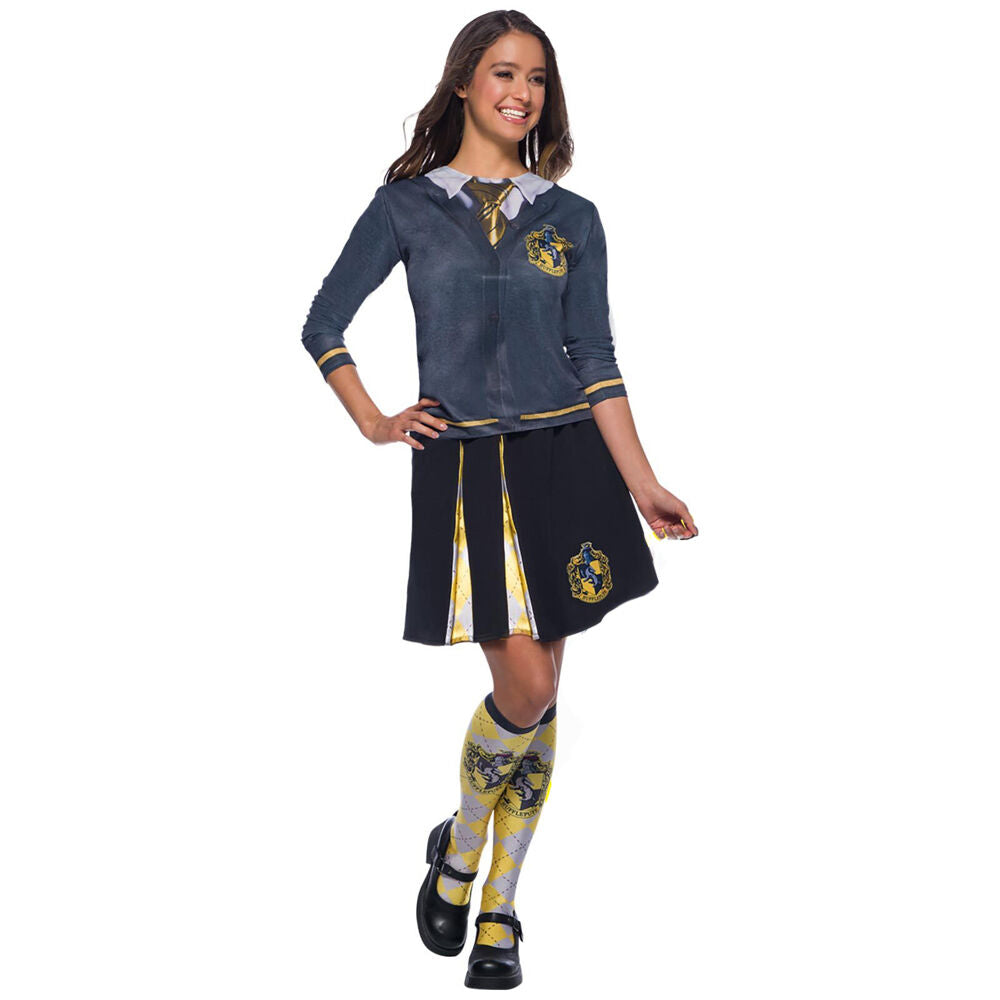 Harry Potter Hufflepuff Womens Dress Up Halloween Party Costume Outfit Size L
