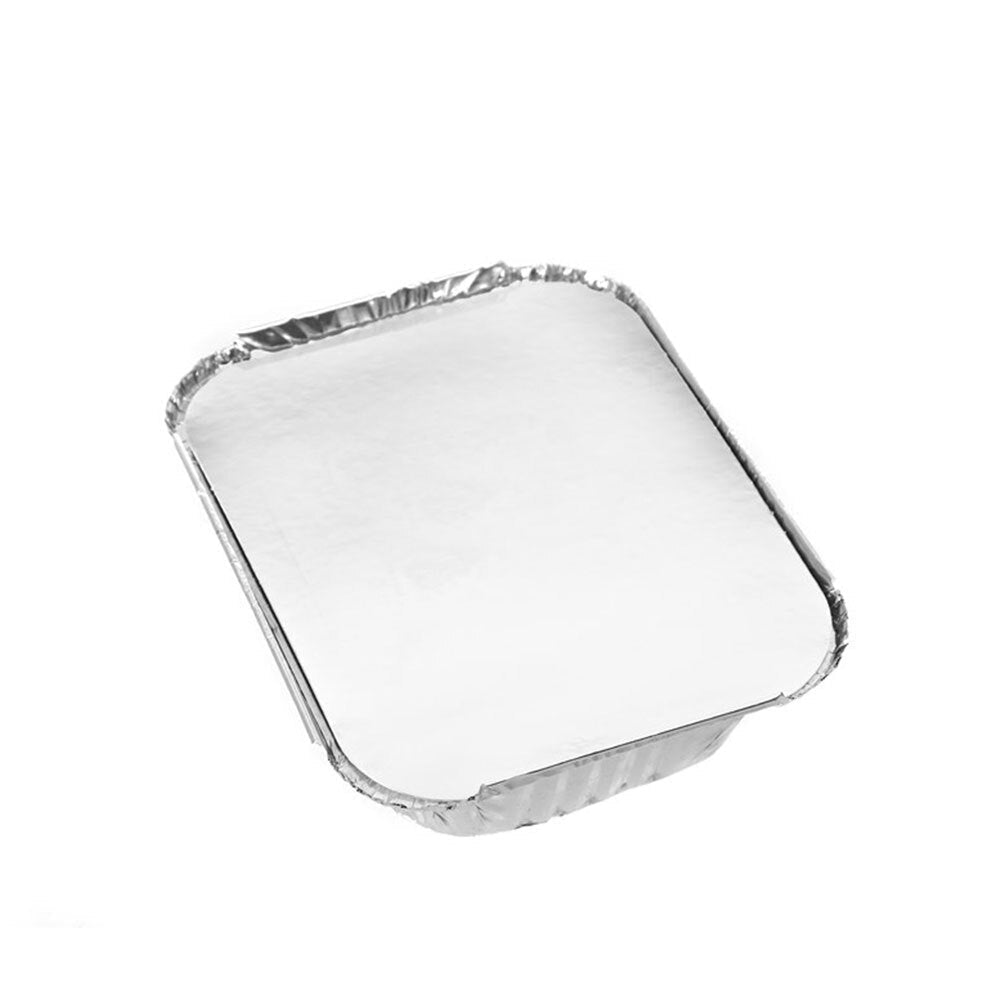 Lemon and Lime Foil Container BBQ Dish/Food Tray Baking Storage w/ Lid Silver (90 Pack) — image 4