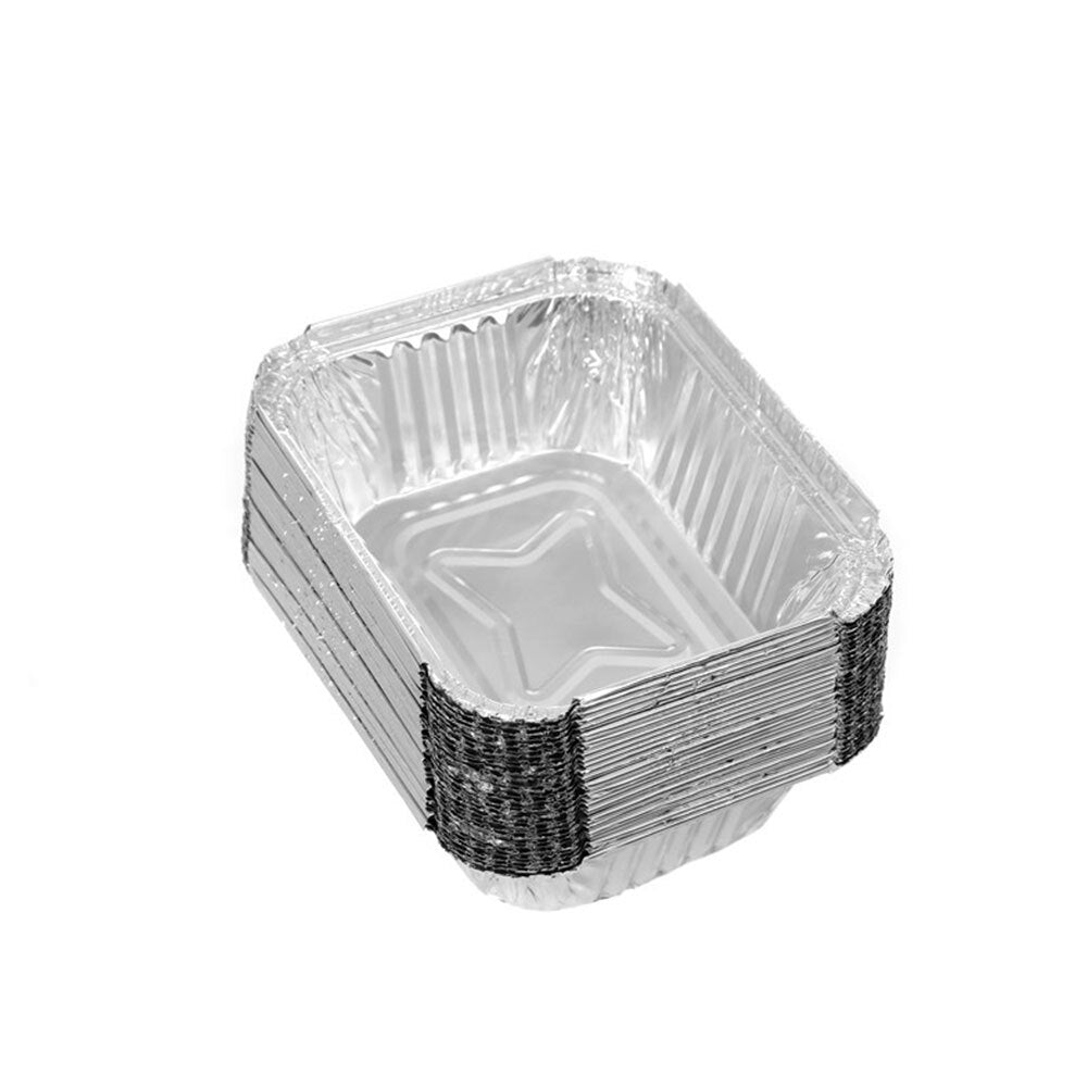 Lemon and Lime Foil Container BBQ Dish/Food Tray Baking Storage w/Lid Silver (180 Pack) — image 5