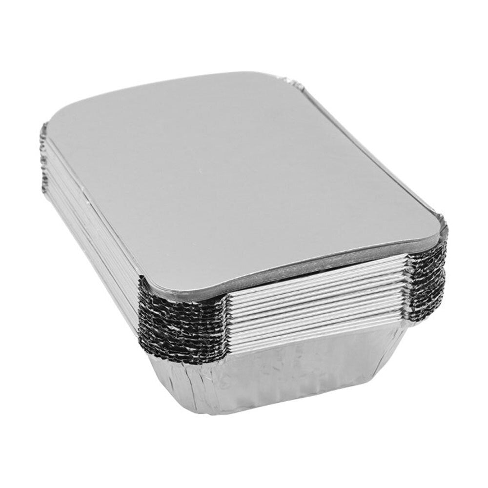 Lemon and Lime 22cm Heavy Duty Oven/BBQ Food Disposable Foil Container w/ Lid (45 Pieces) — image 4