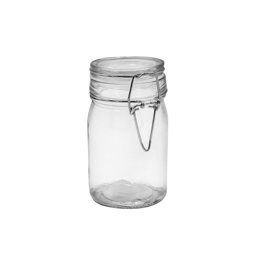 Lemon and Lime Fresco 12cm/240ml Glass Clip Jar Food Preserve/Container w/ Lid (6 Pack) — image 2